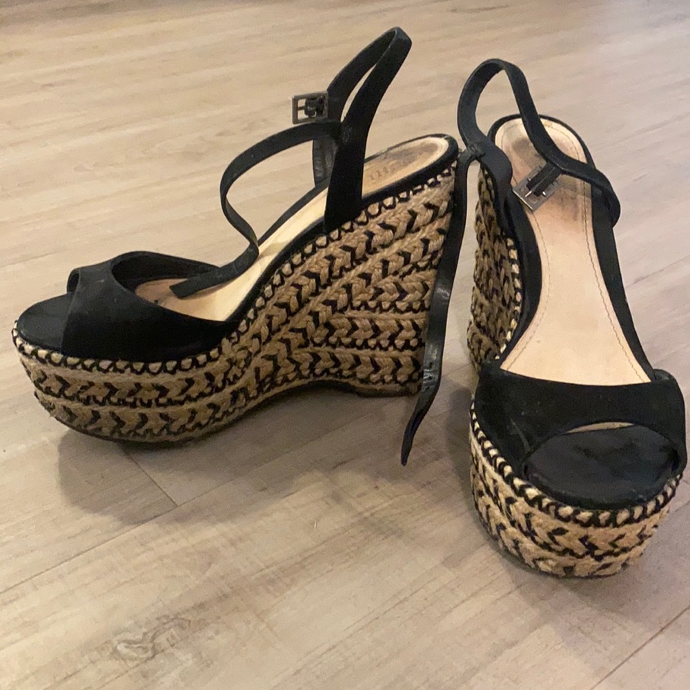 Schutz Espadrille Wedges